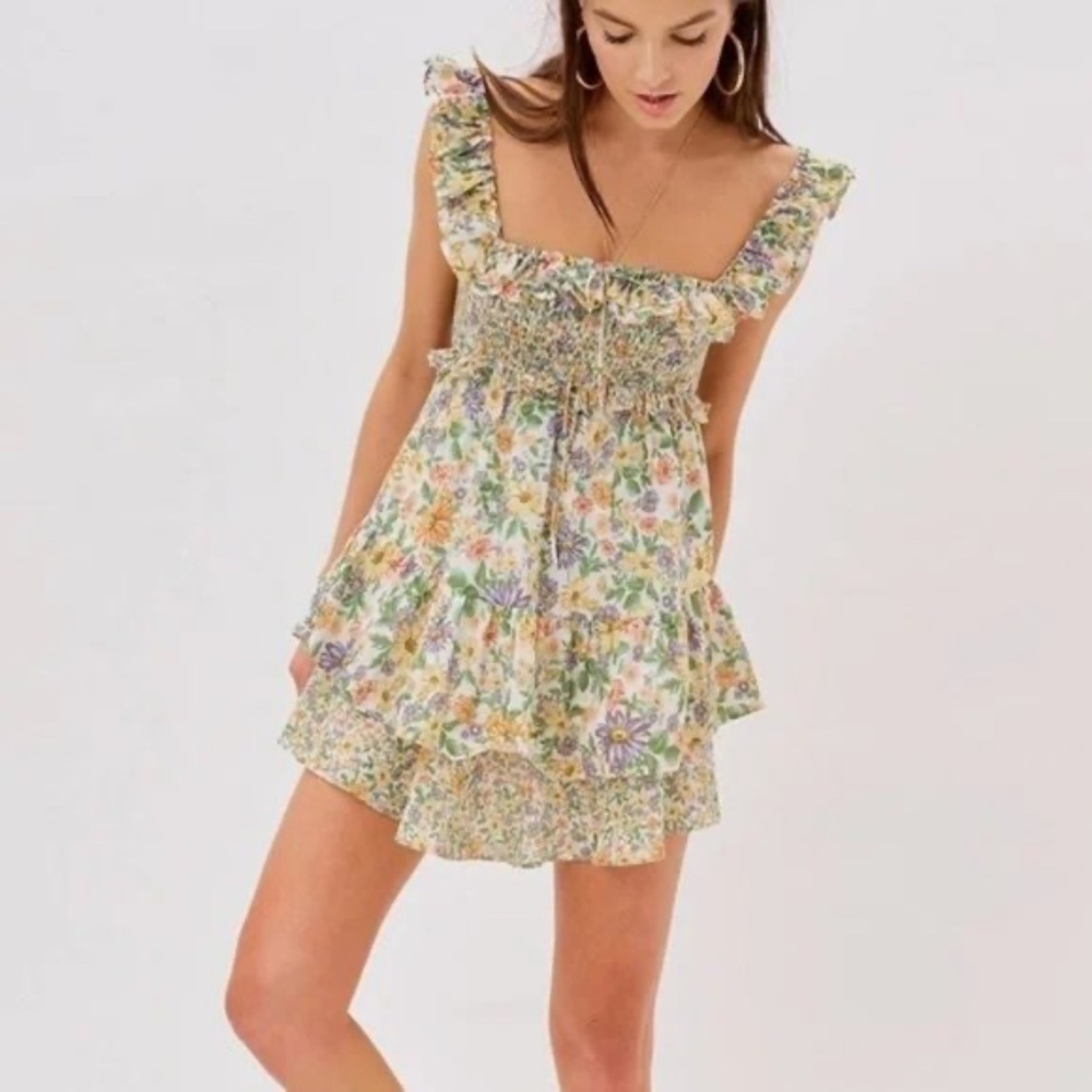 For Love and Lemons Riley Mini Dress  size S